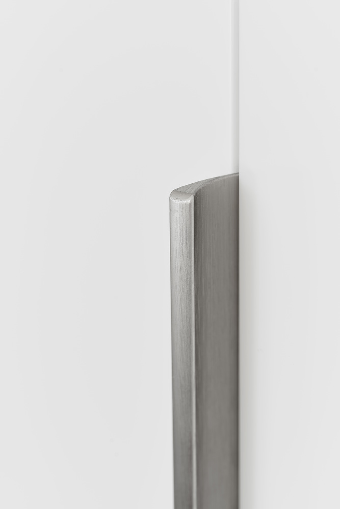 Furnipart – Edge Straight – greb i Aluminium Inox look CC3x160mm L600mm B4